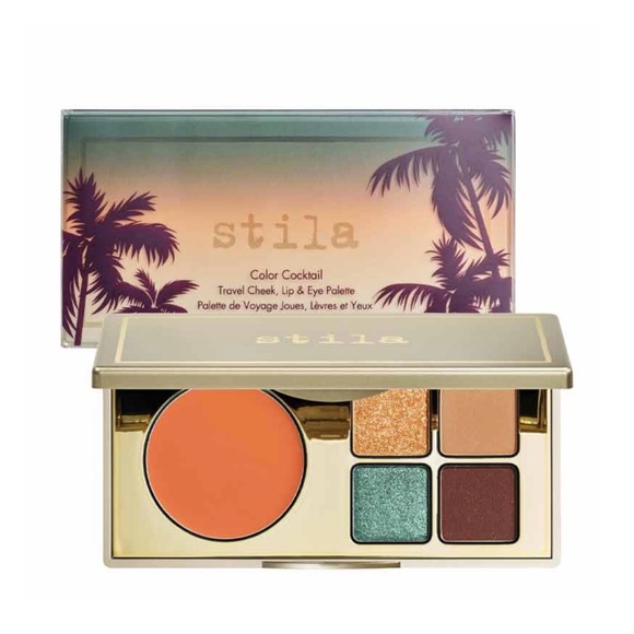 Stila Color Cocktail Travel Cheek, Lip & Eye Palette - tequila sunrise - Picture 1 of 5
